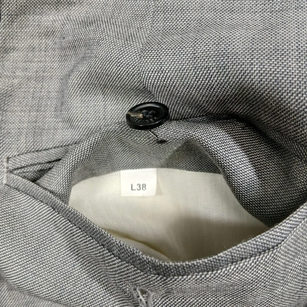 Tommy Hilfiger Pants Mens L38 Gray 100% Wool Dress Formal‎ Tailored Classic